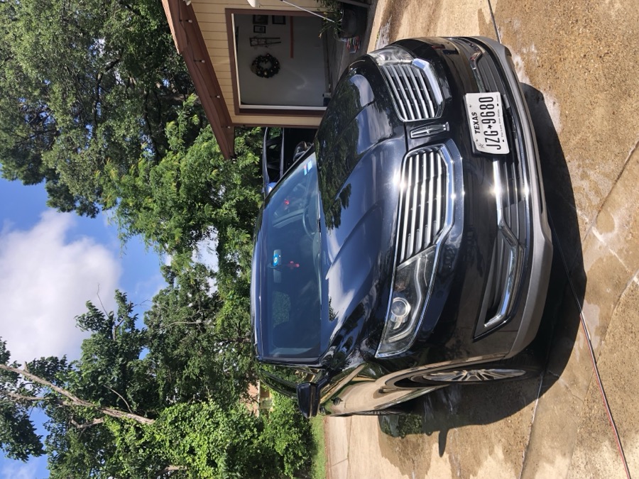 Polished hood paint reflection