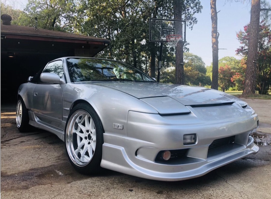 Exterior car detail — clean glossy paint